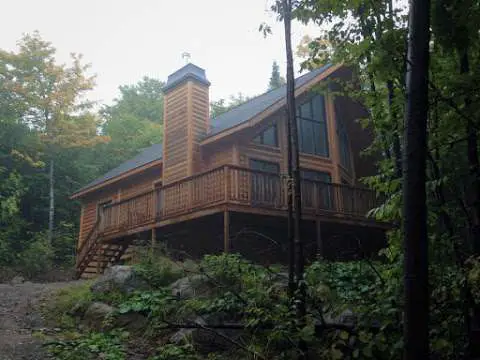 Splendid log cabin at Mt-Tremblant